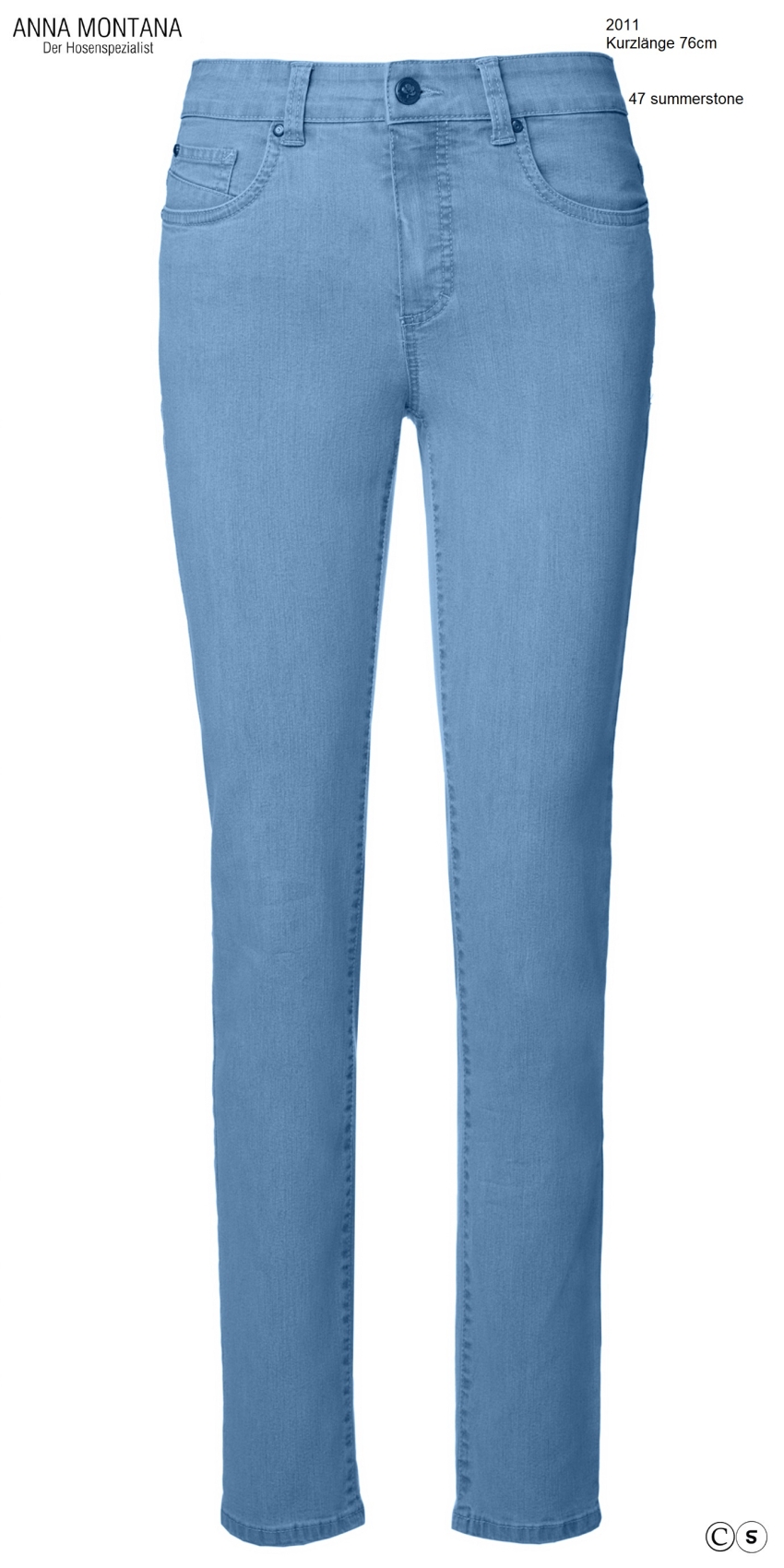 Julia 2011, reduzierte Einzelteile / ER / Basic kurze Länge / Hosen /Jeans in Größe 36 bis 48 / Stretch / ANNA MONTANA